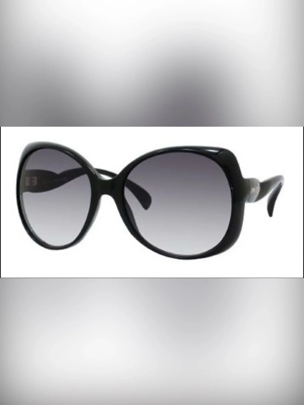 Jimmy Choo Black DAHLIA Oversized Designer Sunglasses Vintage Couture Dahlia/s